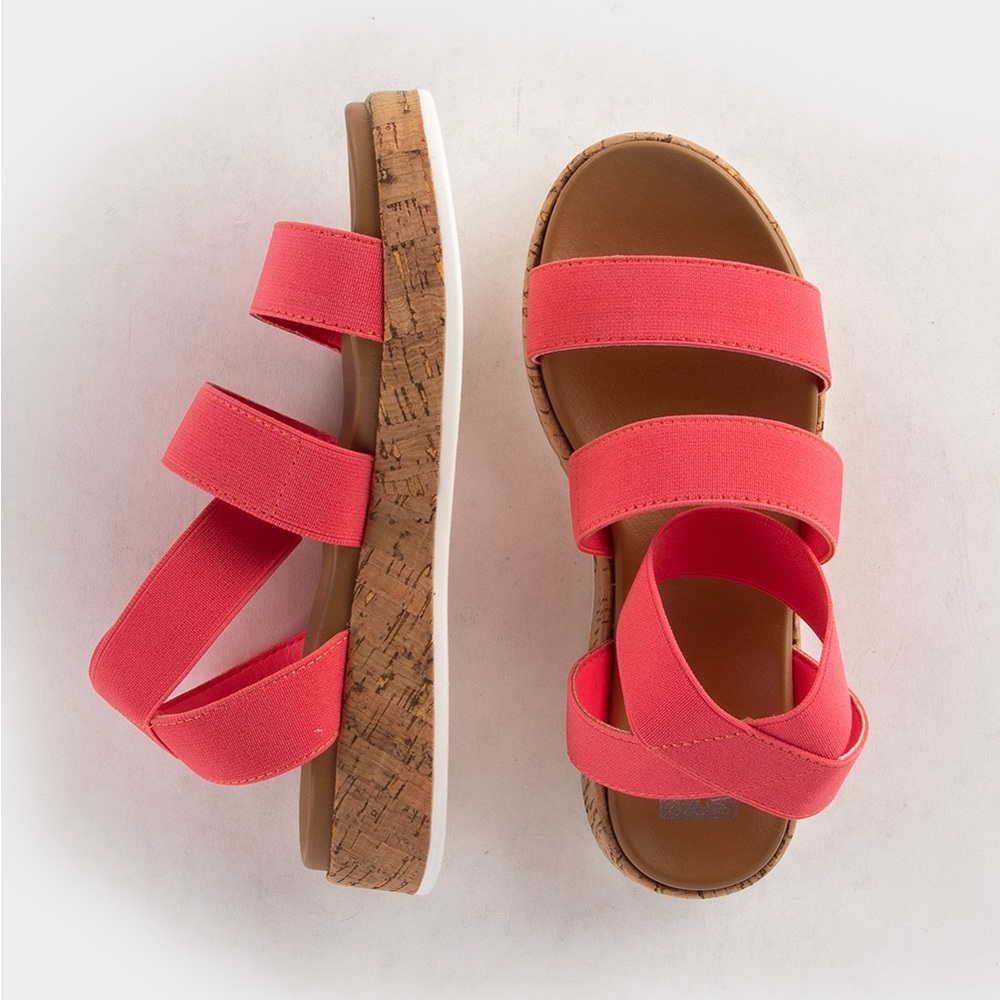 NWOT DV by DOLCE VITA Slink Girls Elastic Wedge Sandals - Picture 1 of 6